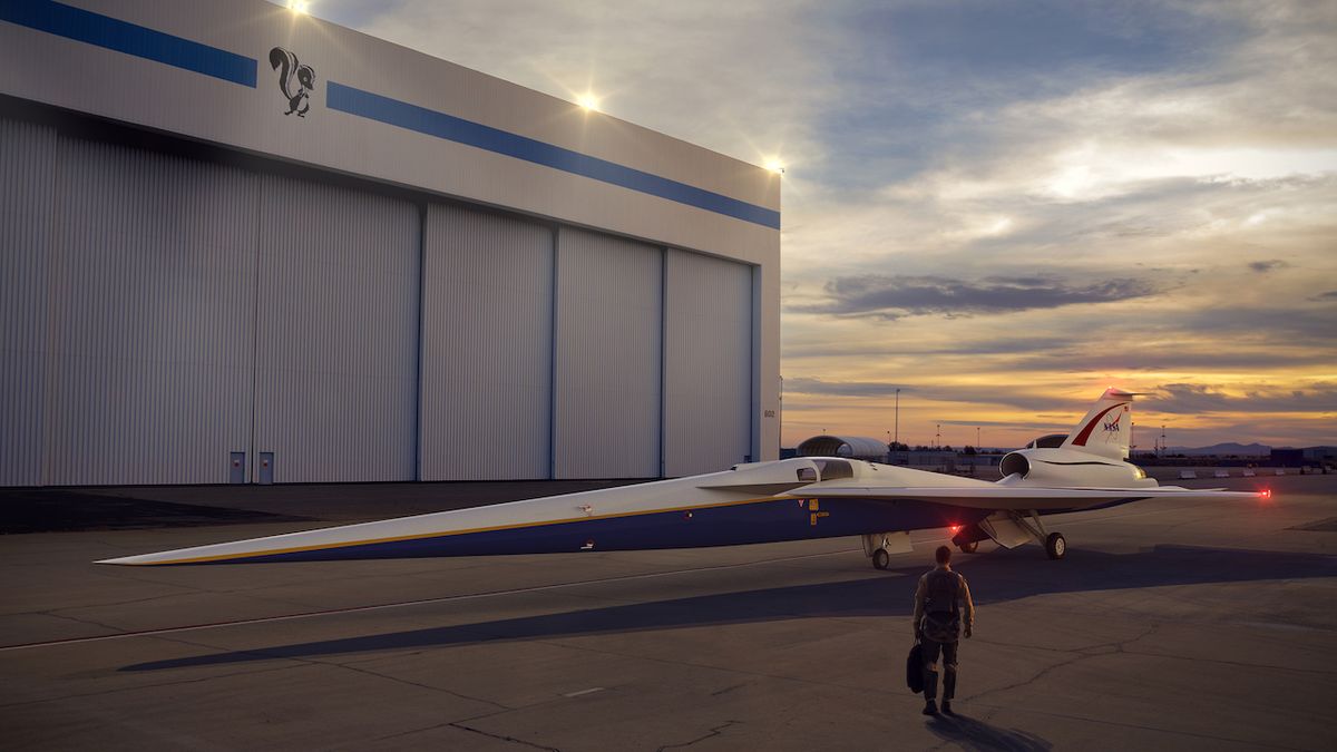 NASA vyzkouší „tiché“ nadzvukové letadlo